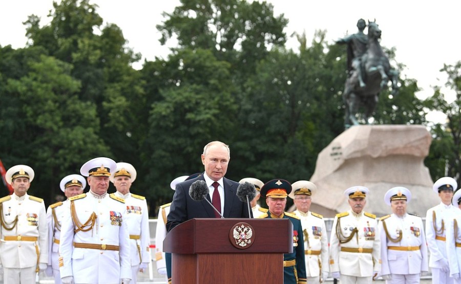 RUSSIE 27 XX 47 Parade navale principale - 25 juillet 2021 - 12H10