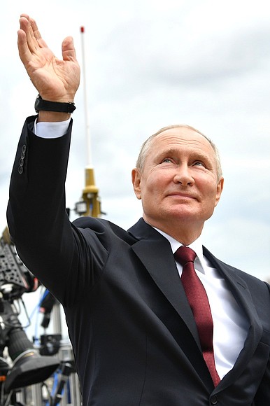 RUSSIE 44 XX 47 Parade navale principale - 25 juillet 2021 - 12H10